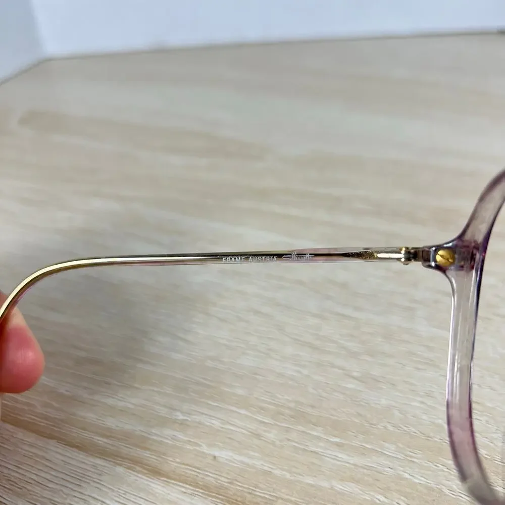 Vintage Sillhouette SPX M1763 /20 C2650 Eyeglasses Clear Purple FRAMES 53-13-130